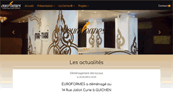 Desktop Screenshot of euroformes.fr